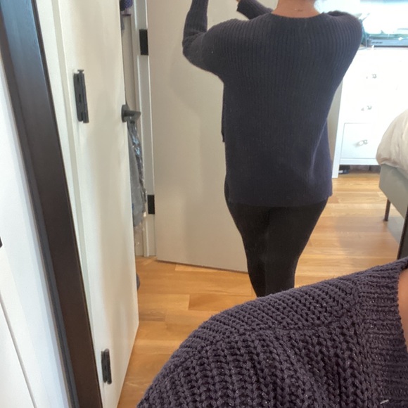 American Retro high low knit sweater - Picture 5 of 9